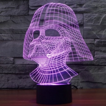 Amazing 3d Darth vader lamp